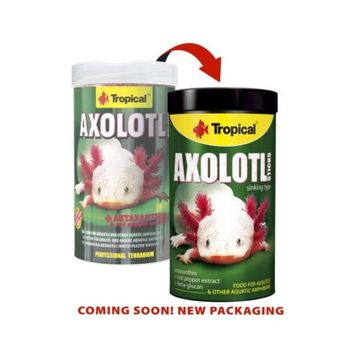 Tropical Axolotl 250 ml 135 gr Kutu Su Semenderi Yemi
