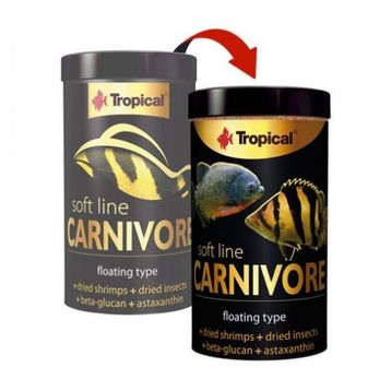 Tropical Carnivore Soft Line 250 ml/80 gr Kutu Balık Yemi