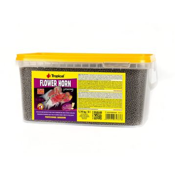 Tropical Flower Horn Young Pellet 3 lt 1,14 kg Kova Balık Yemi