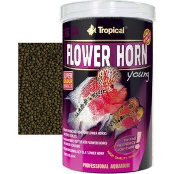 Tropical Flower Horn Young Pellet 3 lt 1,14 kg Kova Balık Yemi