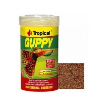 Tropical Guppy 100 ml/20 gr Kutu Balık Yemi