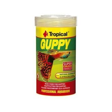 Tropical Guppy 250 ml/50 gr Kutu Balık Yemi