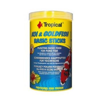 Tropical Koi&goldfish Colour 1000 ml/80 gr Kutu Balık Yemi