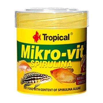 Tropical Mikro-Vit Spirulina 50 ml/32 gr Kutu Balık Yemi