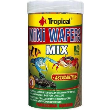 Tropical Mini Wafers Mix 18 gr Vatoz ve Çöpçü Balığı Yemi