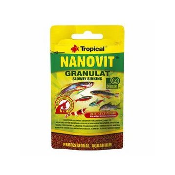 Tropical Nanovit Granulat 10 gr Tropikal Balıkları İçin Granül Balık Yemi