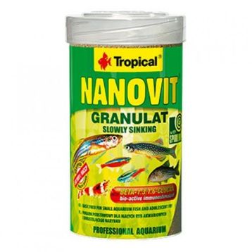 Tropical NanoVit Granulat 100 ml/70 gr Kutu Balık Yemi