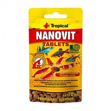 Tropical Nanovit Tablets 10 gr Balık Tableti