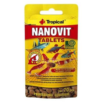 Tropical Nanovit Tablets 10 gr Balık Tableti