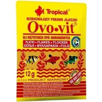 Tropical Ovo-Vit Yumurta Sarılı Vitaminli 12 gr 50 ml Pul Balık Yemi