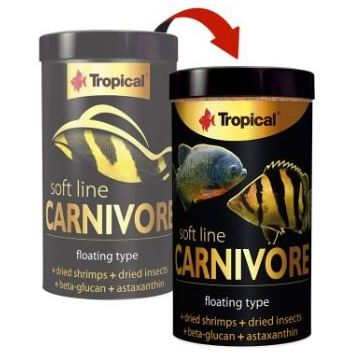 Tropical Soft Line Carnivore 1000 ml 320 gr Balık Yemi