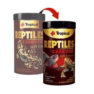 Tropical Soft Line Reptiles Carnivore 1000 ml 260 gr Balık Yemi