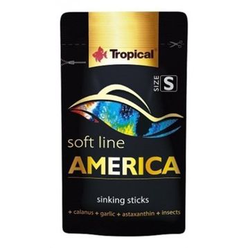 Tropical Softline America Kuzey ve Güney Amerika Balıkları için Yumuşak Taneli Small 10 gr Balık Yemi