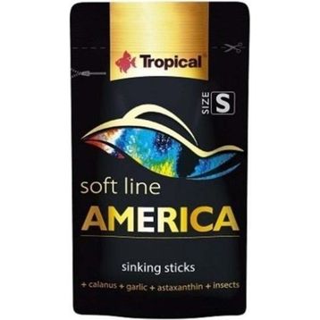 Tropical Softline America Kuzey ve Güney Amerika Balıkları için Yumuşak Taneli Small 10 gr Balık Yemi