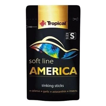 Tropical Softline America Kuzey ve Güney Amerika Balıkları için Yumuşak Taneli Small 10 gr Balık Yemi