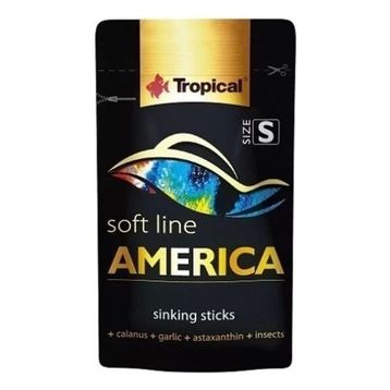 Tropical Softline America Kuzey ve Güney Amerika Balıkları için Yumuşak Taneli Small 10 gr Balık Yemi