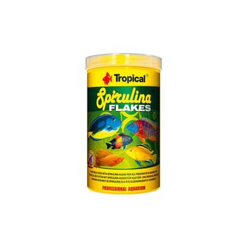 Tropical Spirulina Flakes 250 ml Akvaryum Balık Yemi