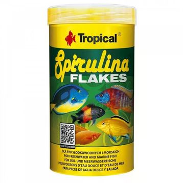 Tropical Spirulina Flakes 250 ml Akvaryum Balık Yemi