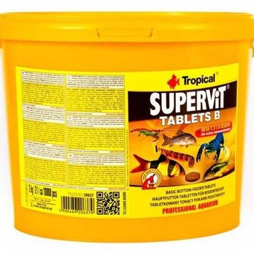 Tropical Supervit Tablets B 10000 Adet Kova Balık Yemi