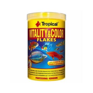 Tropical Vitality Color Flakes 12 gr Tropikal Balıklar İçin Renklendirici Pul Yem