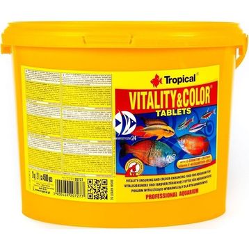 Tropical Vitality Color Tablets Kovadan Bölme Tablet 500 Adet Balık Yemi