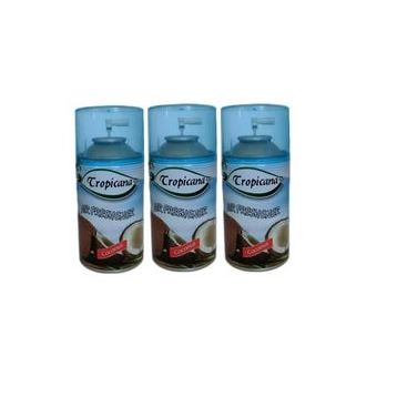 Tropicana 260 ml Air Freshener Bahar Oda Kokusu Coconut Hindistan Ceviz Otomatik Spreyi (3 adet)