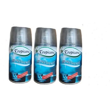 Tropicana Air Freshener Anti Tobacco Sigara Koku Giderici Otomatik Makine Yedek Parfüm Spreyi 260 ml x 3 Adet Oda Kokusu