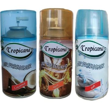 Tropicana Air Freshener Coconut Hindistan Ceviz + Musk Misk + Soft 3x260 ml Oda Kokusu