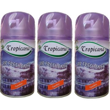 Tropicana Air Freshener Garden Bahçe Bahar Kokuları Parfüm Spreyi 260 ml x 3 Adet Oda Kokusu