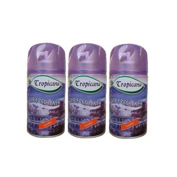 Tropicana Air Freshener Garden Bahçe Bahar Kokuları Parfüm Spreyi 260 ml x 3 Adet Oda Kokusu