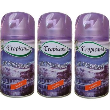Tropicana Air Freshener Garden Bahçe Bahar Kokuları Parfüm Spreyi 260 ml x 3 Adet Oda Kokusu