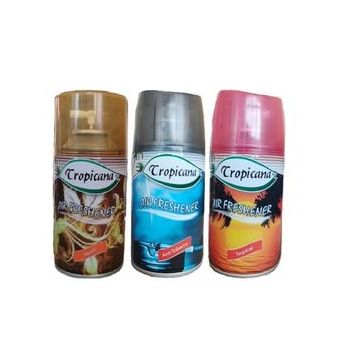 Tropicana Air Freshener Misk 260 ml + Anti Tobacco 260 ml + Tropical Koku 260 ml Parfüm Sprey Oda Kokusu