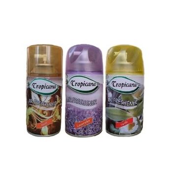Tropicana Air Freshener Musk Misk 260 ml + Lavender Lavanta 260 ml + İpeksi Vanilya Koku 260 ml Parfüm Sprey Oda Kokusu