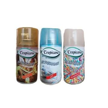 Tropicana Air Freshener Musk Misk 260 ml + Soft Hafif 260 ml + Bubble Gum Koku 260 ml Parfüm Sprey Oda Kokusu