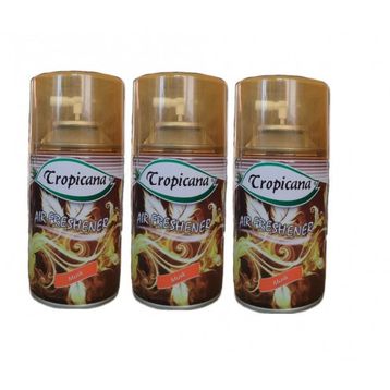 Tropicana Air Freshener Musk Misk Otu Koku Lineer Koku Parfüm Spreyi 260 ml x 3 Adet Oda Kokusu