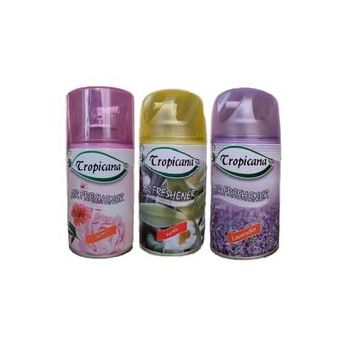 Tropicana Air Freshener Rose Bahçe 260 ml + İpeksi Vanilya 260 ml + Lavanta 260 ml Parfüm Sprey Oda Kokusu