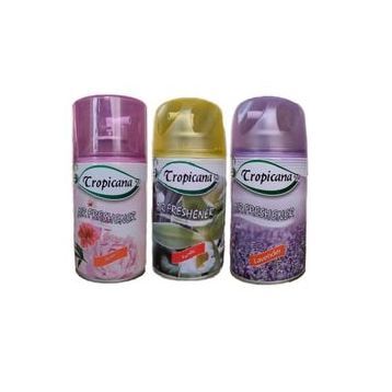 Tropicana Air Freshener Rose Bahçe 260 ml + İpeksi Vanilya 260 ml + Lavanta 260 ml Parfüm Sprey Oda Kokusu