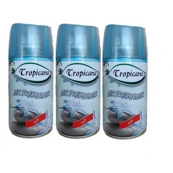 Tropicana Air Freshener Vanilya İpeksi Bahar Koku Parfüm Sprey 260 ml x 3 Adet Oda Kokusu