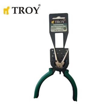 Troy 21055 130 mm Elektronikçi Yuvarlak Uçlu Kargaburun