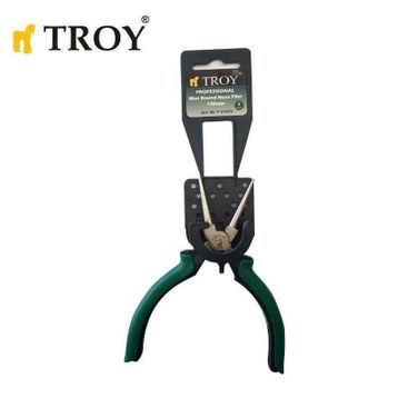Troy 21055 130 mm Elektronikçi Yuvarlak Uçlu Kargaburun