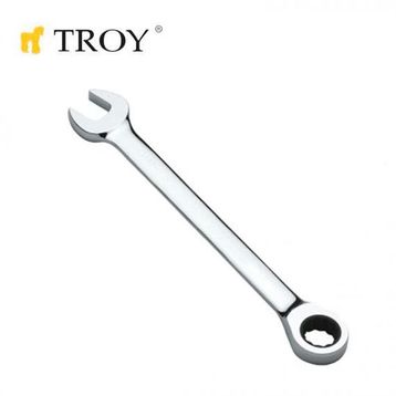 Troy 21710 10 mm Cırcırlı Kombine Anahtar