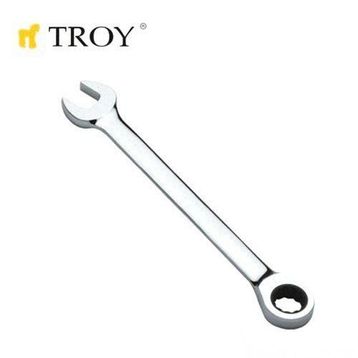 Troy 21710 10 mm Cırcırlı Kombine Anahtar
