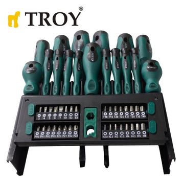 Troy 22350 50 Parça Tornavida Bits Uç Seti