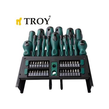 Troy 22350 50 Parça Tornavida Bits Uç Seti