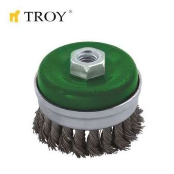 Troy T27708-100 Burma Telli Çanak Fırça