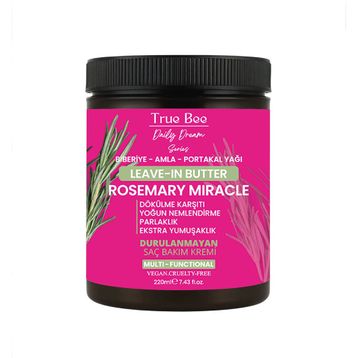 True Bee Rosemary Leave In Butter Durulanmayan 220 ml Saç Bakım Kremi