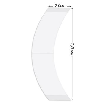 True Tape Elastibond Oval CC 2.0x7.5 cm 36 Adet Protez Saç Bandı