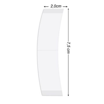 True Tape Elastibond Oval LF 7/8 2x7.5 cm 36 Adet Protez Saç Bandı