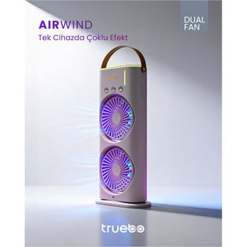 Truebo Airwind Çift Fanlı Masaüstü Vantilatör