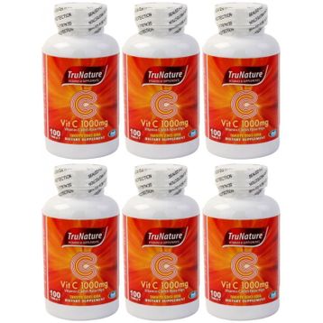 Trunature Vitamin C 1000 mg Kuşburnu Ekstresi 6x100 Tablet